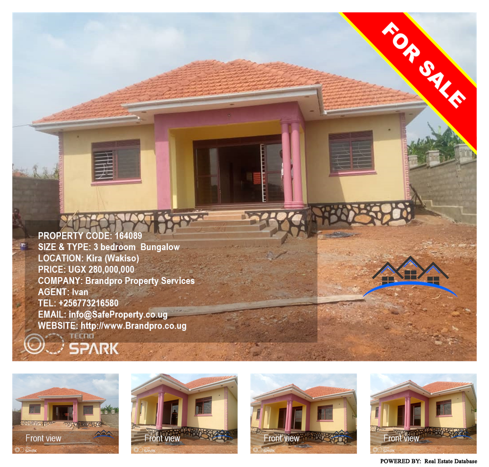 3 bedroom Bungalow  for sale in Kira Wakiso Uganda, code: 164089