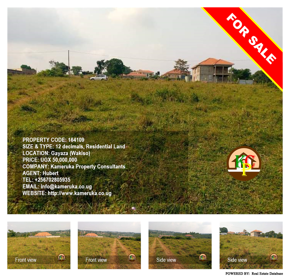 Residential Land  for sale in Gayaza Wakiso Uganda, code: 164109