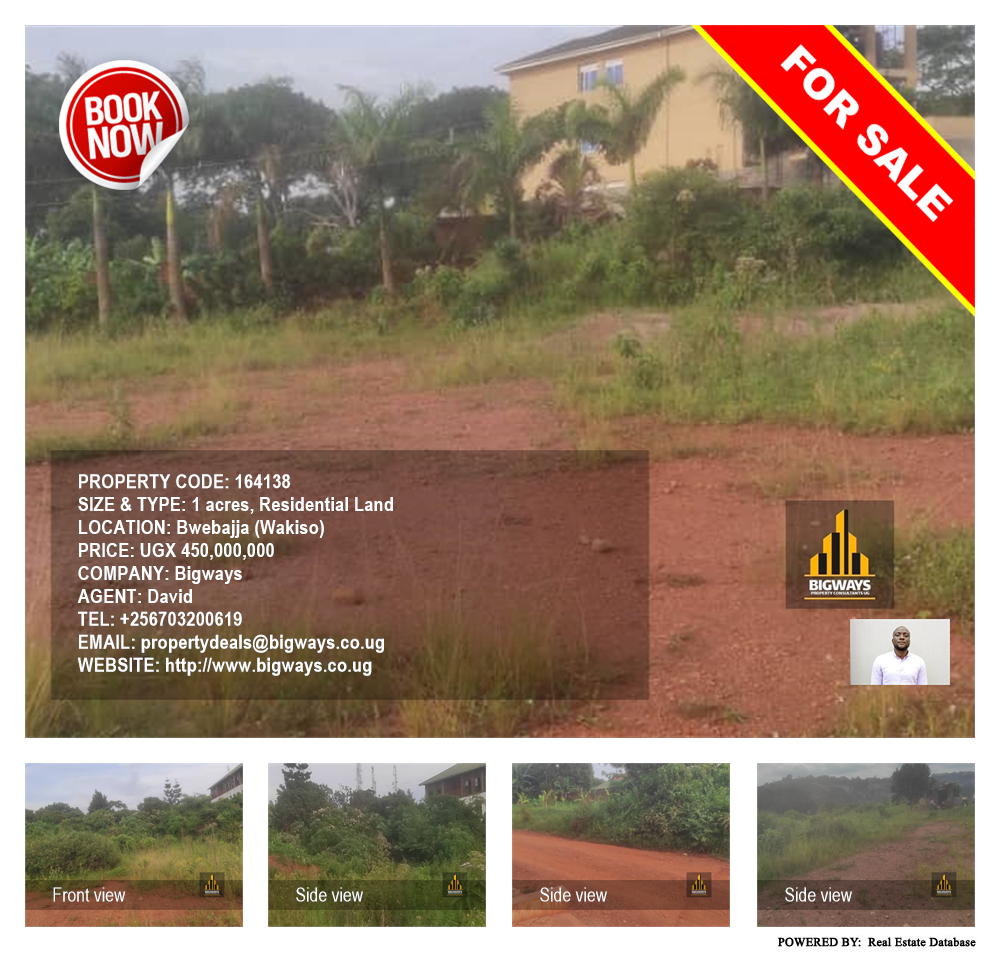 Residential Land  for sale in Bwebajja Wakiso Uganda, code: 164138