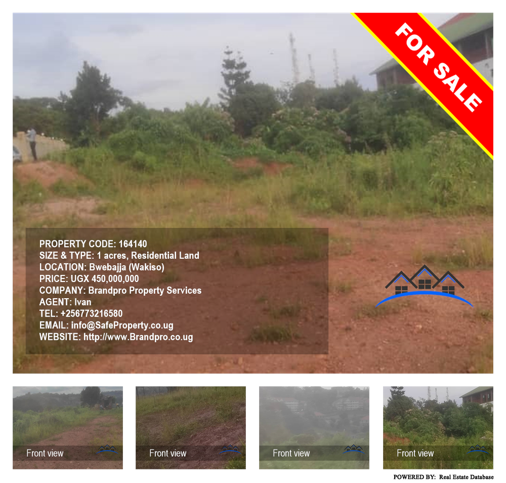 Residential Land  for sale in Bwebajja Wakiso Uganda, code: 164140