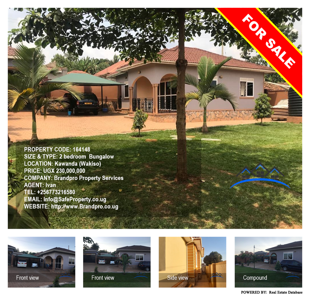 2 bedroom Bungalow  for sale in Kawanda Wakiso Uganda, code: 164148