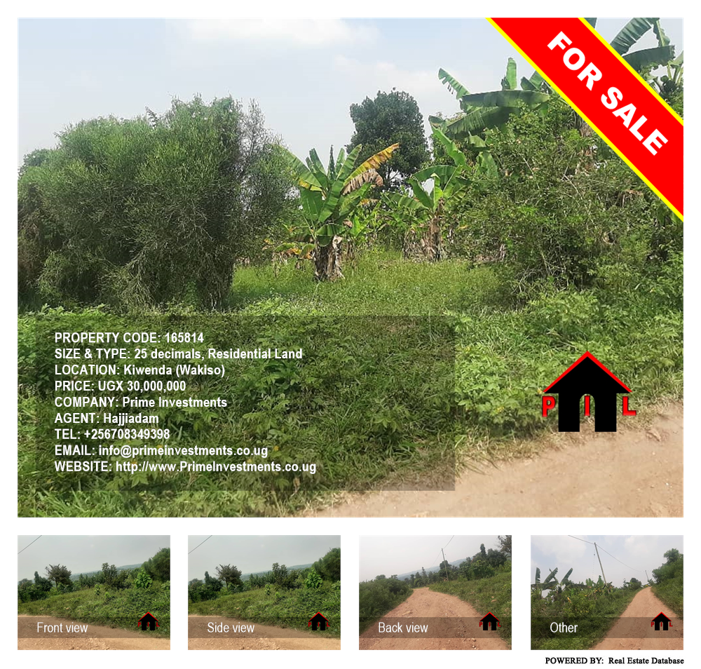 Residential Land  for sale in Kiwenda Wakiso Uganda, code: 165814