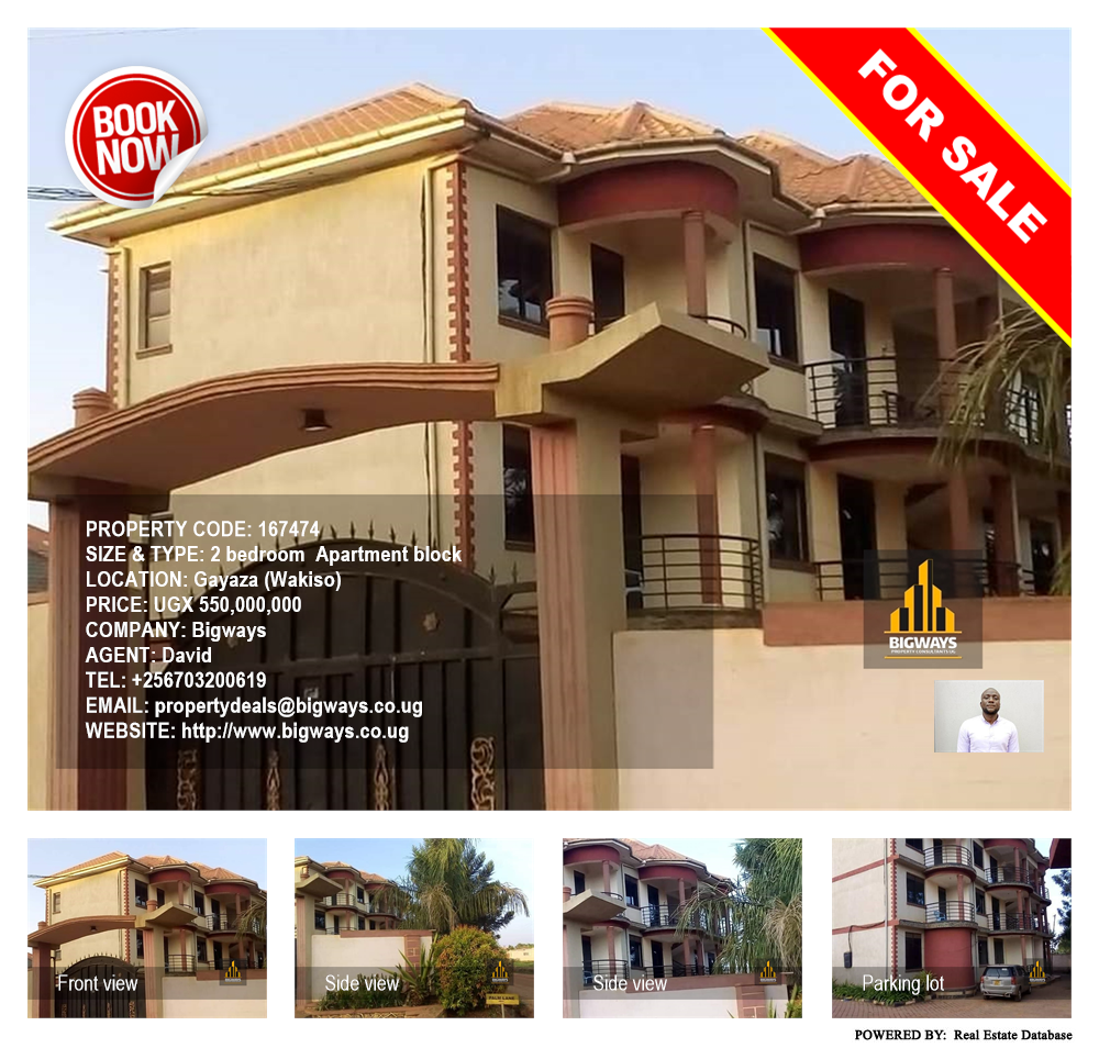 2 bedroom Apartment block  for sale in Gayaza Wakiso Uganda, code: 167474