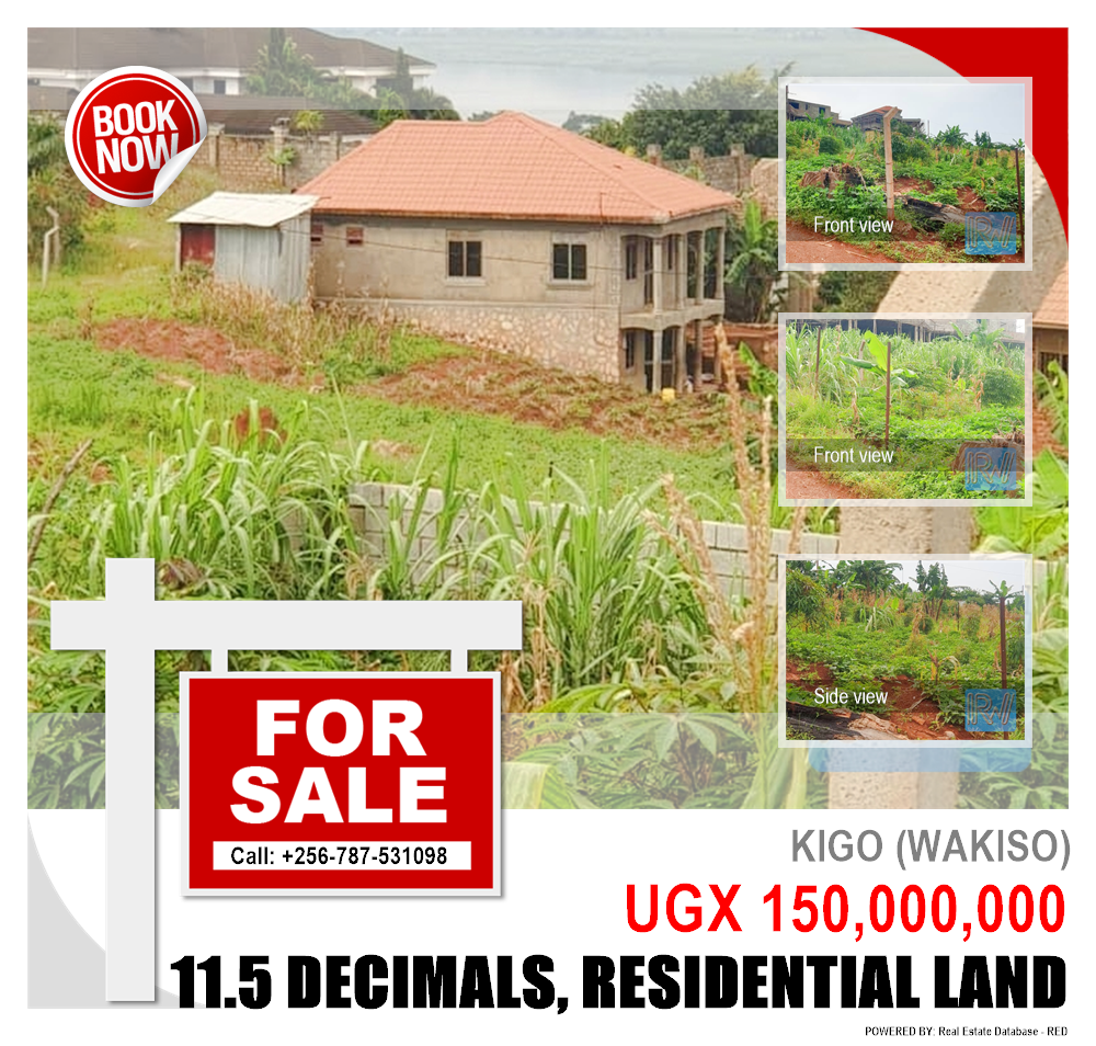 Residential Land  for sale in Kigo Wakiso Uganda, code: 167476