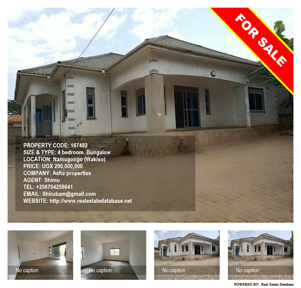 4 bedroom Bungalow  for sale in Namugongo Wakiso Uganda, code: 167482