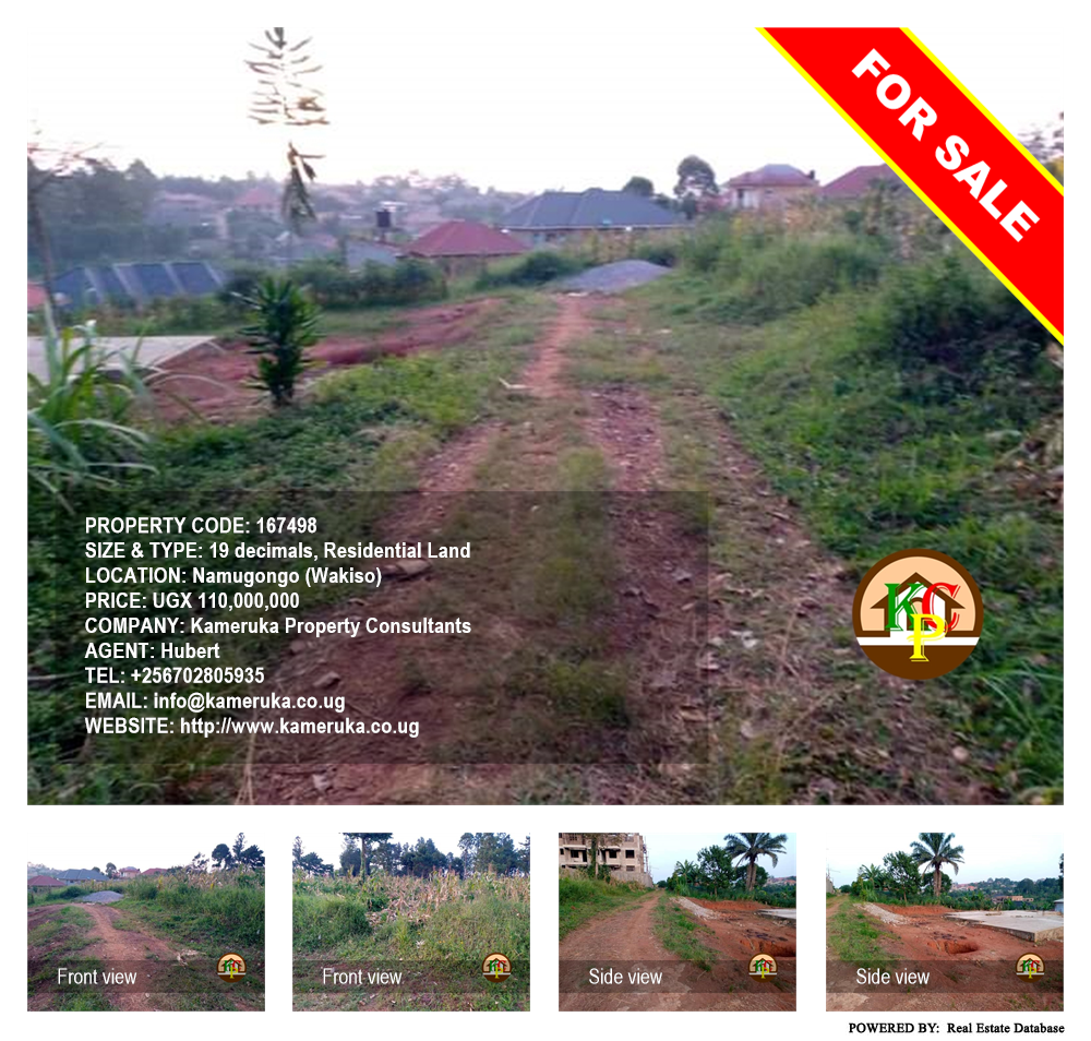 Residential Land  for sale in Namugongo Wakiso Uganda, code: 167498