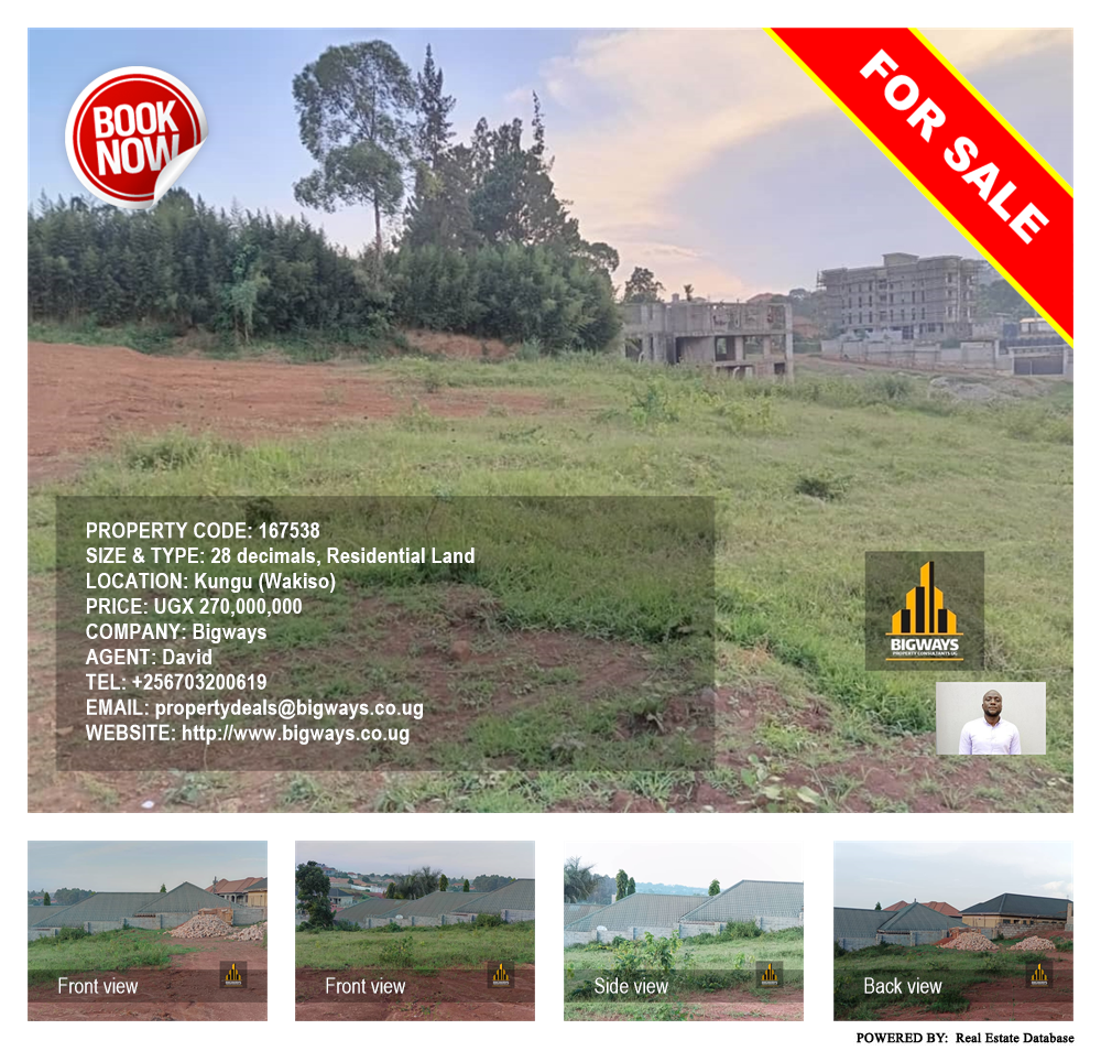 Residential Land  for sale in Kungu Wakiso Uganda, code: 167538