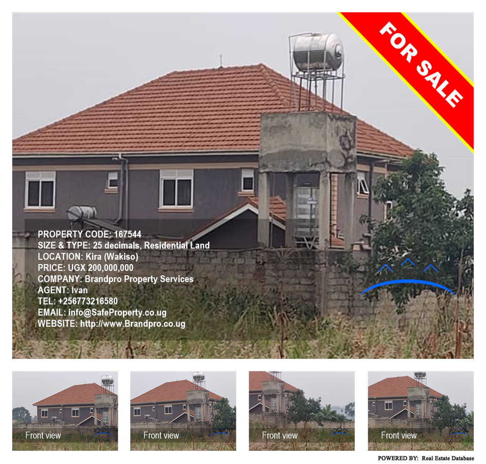 Residential Land  for sale in Kira Wakiso Uganda, code: 167544