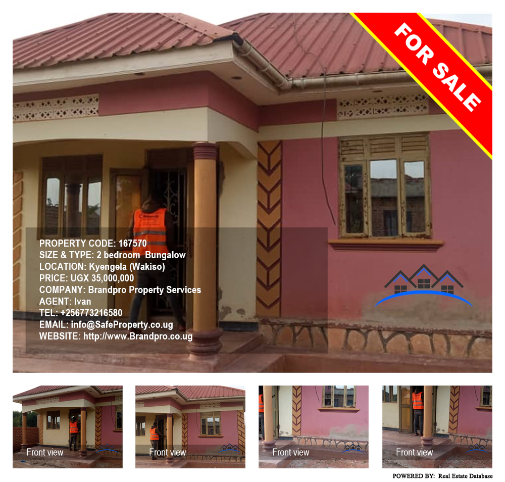 2 bedroom Bungalow  for sale in Kyengela Wakiso Uganda, code: 167570