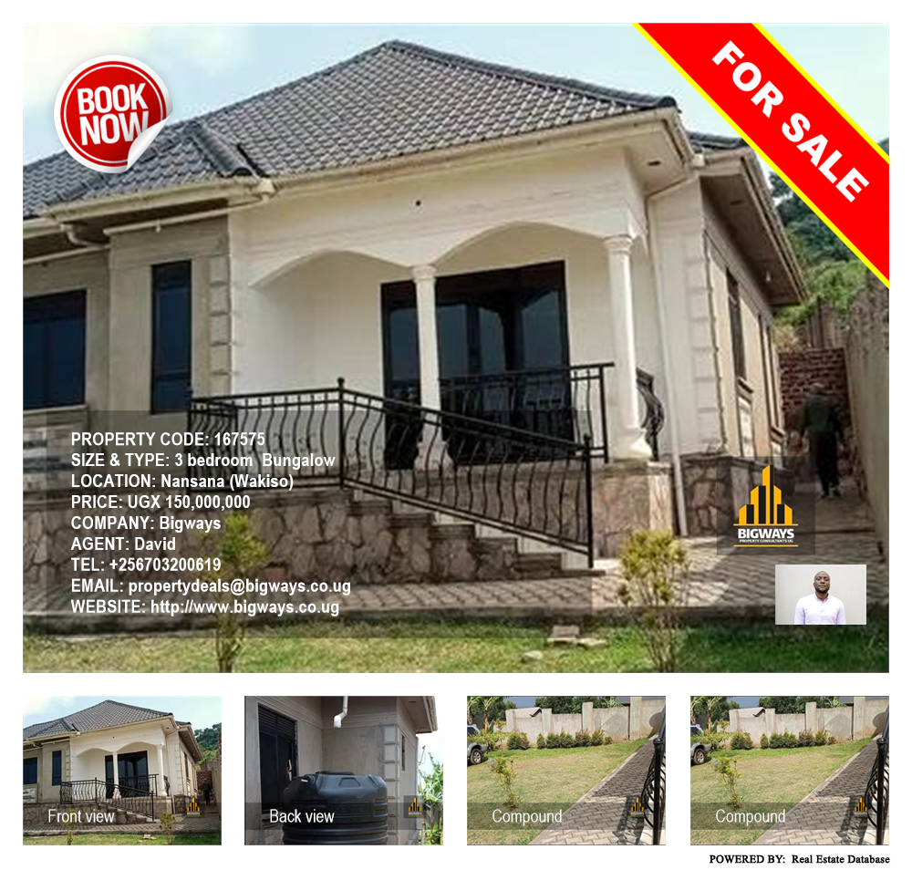 3 bedroom Bungalow  for sale in Nansana Wakiso Uganda, code: 167575