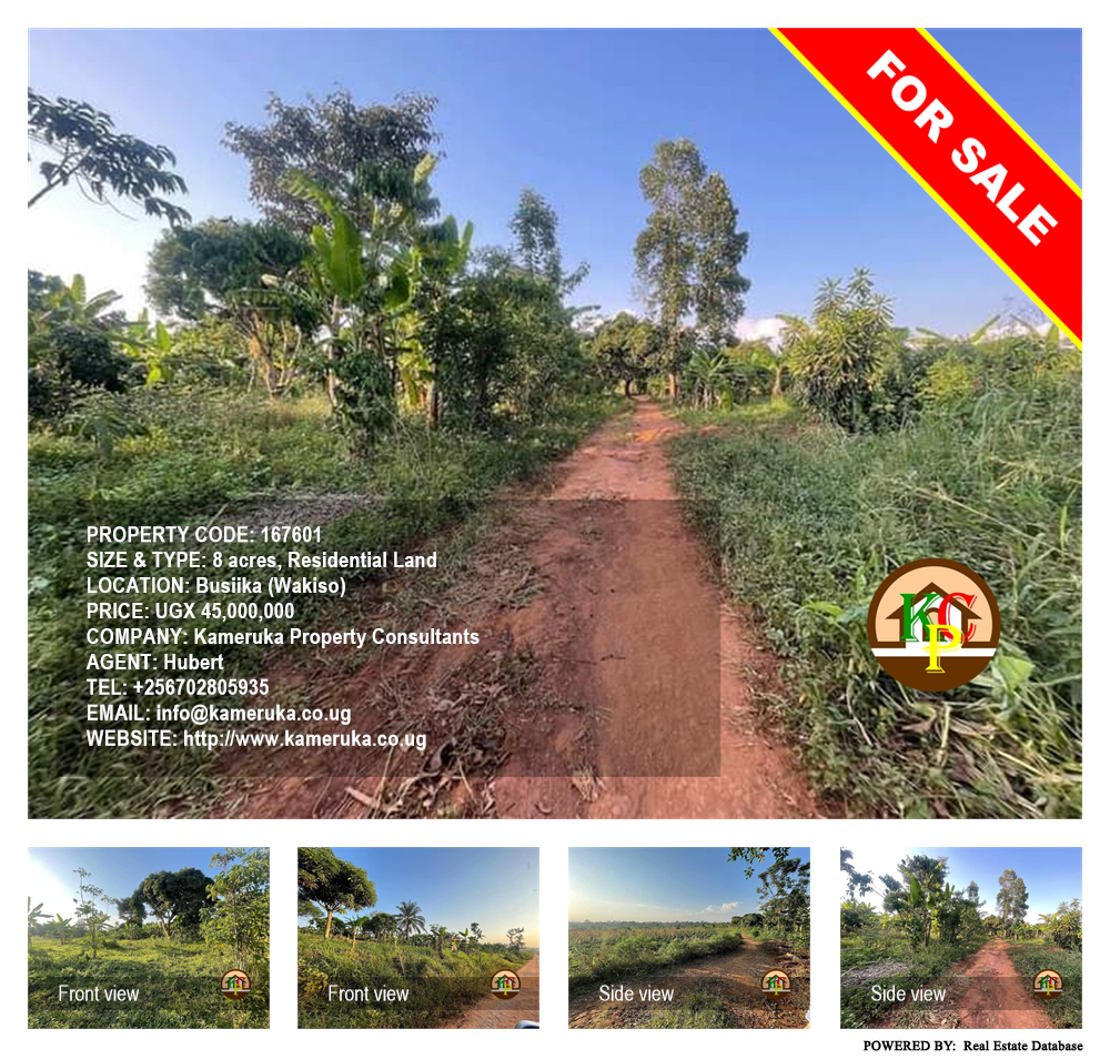 Residential Land  for sale in Busiika Wakiso Uganda, code: 167601