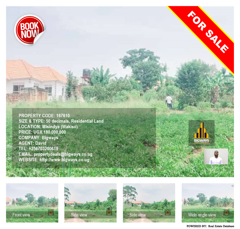 Residential Land  for sale in Misindye Wakiso Uganda, code: 167610