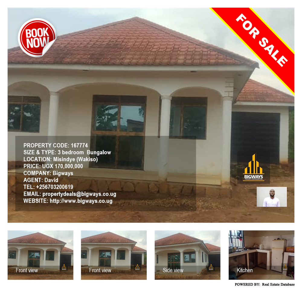 3 bedroom Bungalow  for sale in Misindye Wakiso Uganda, code: 167774