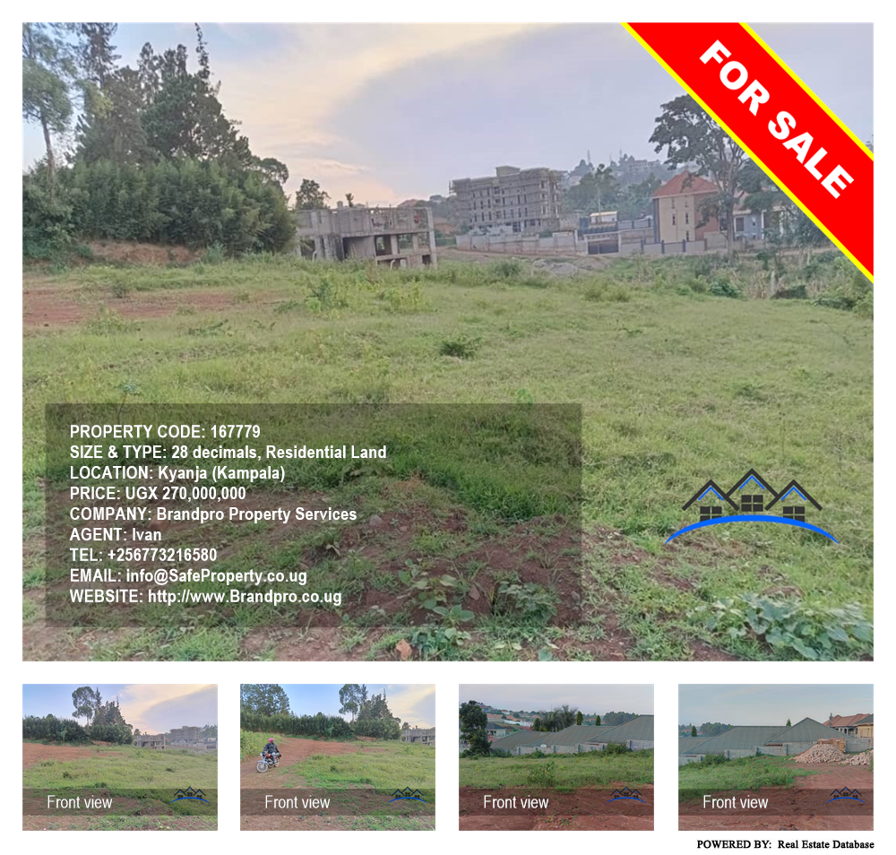 Residential Land  for sale in Kyanja Kampala Uganda, code: 167779