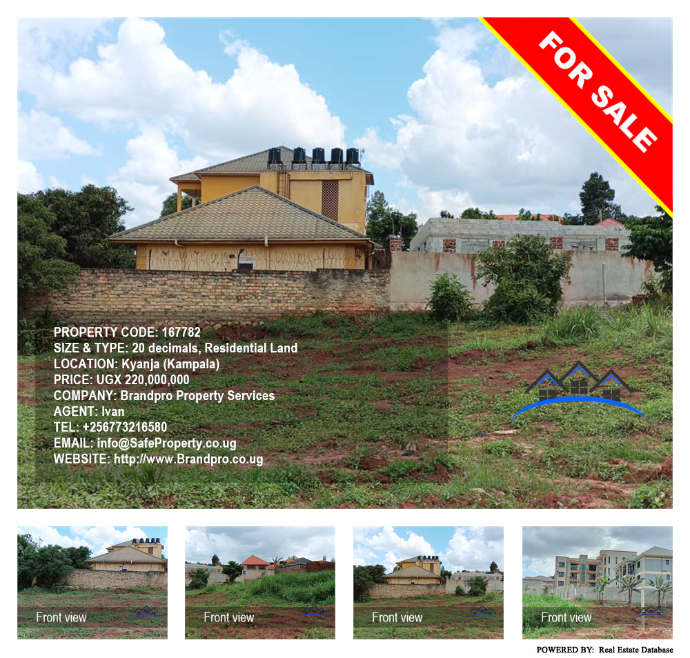 Residential Land  for sale in Kyanja Kampala Uganda, code: 167782