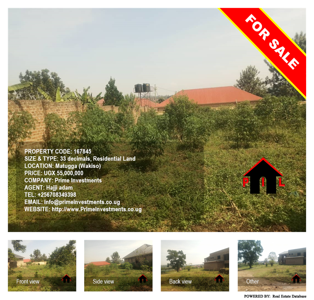 Residential Land  for sale in Matugga Wakiso Uganda, code: 167845