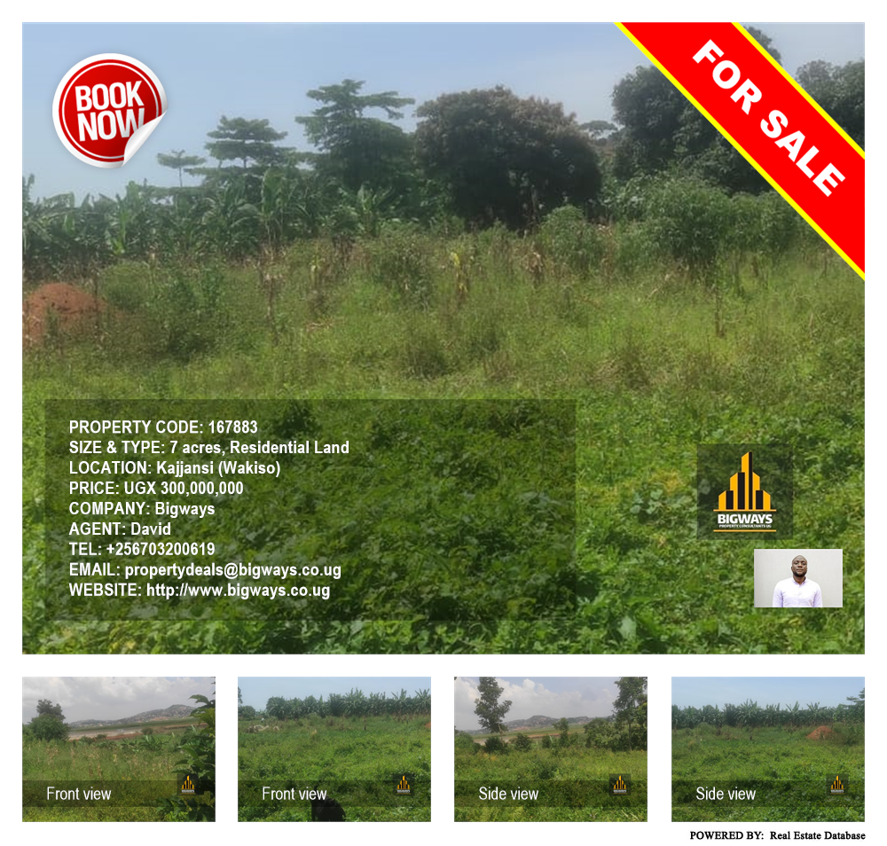 Residential Land  for sale in Kajjansi Wakiso Uganda, code: 167883