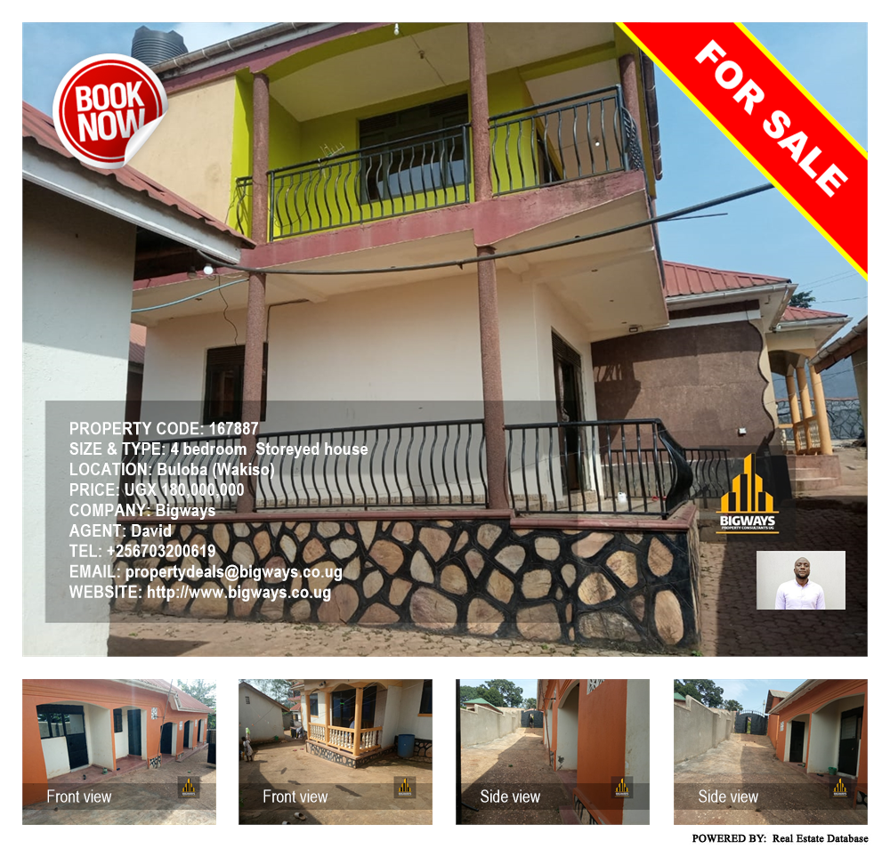 4 bedroom Storeyed house  for sale in Buloba Wakiso Uganda, code: 167887