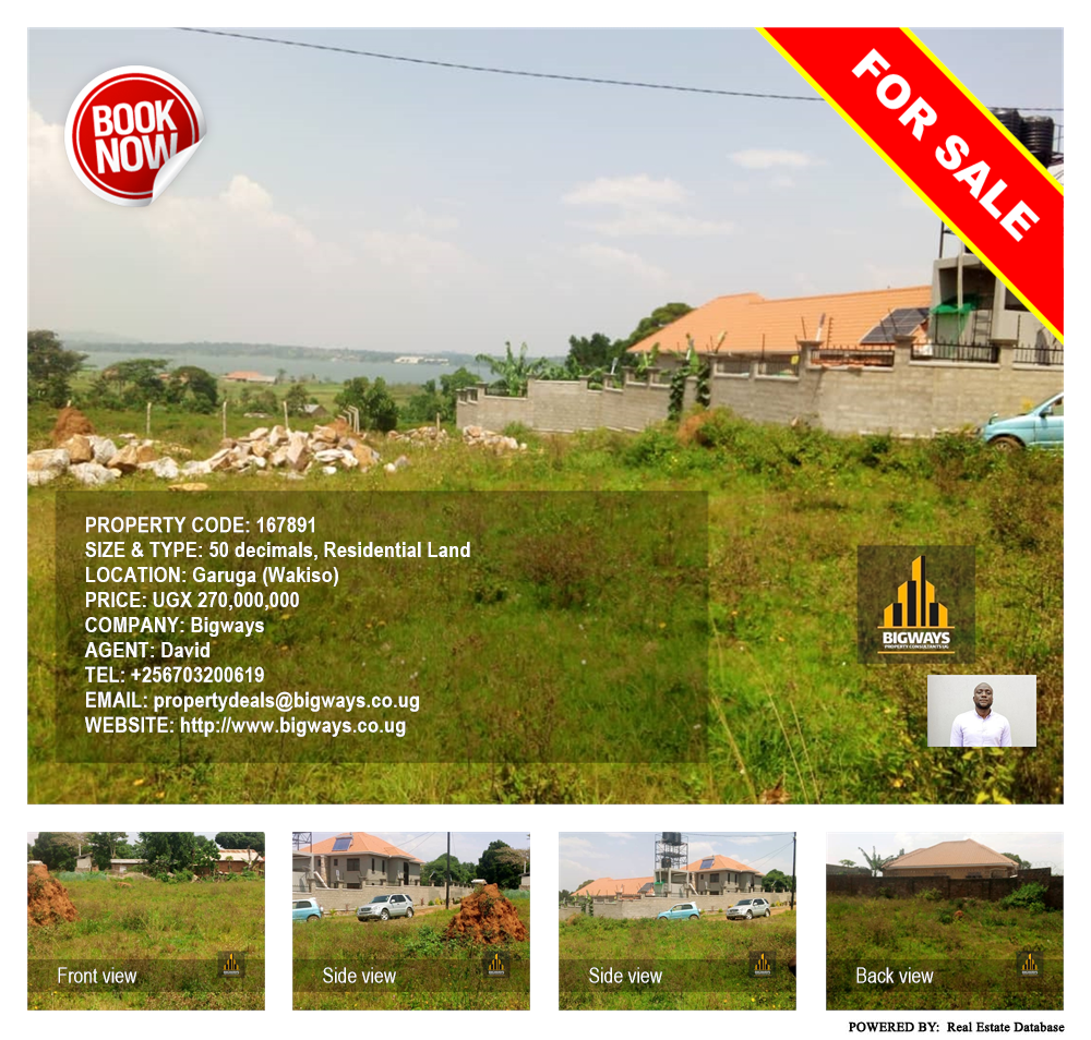 Residential Land  for sale in Garuga Wakiso Uganda, code: 167891