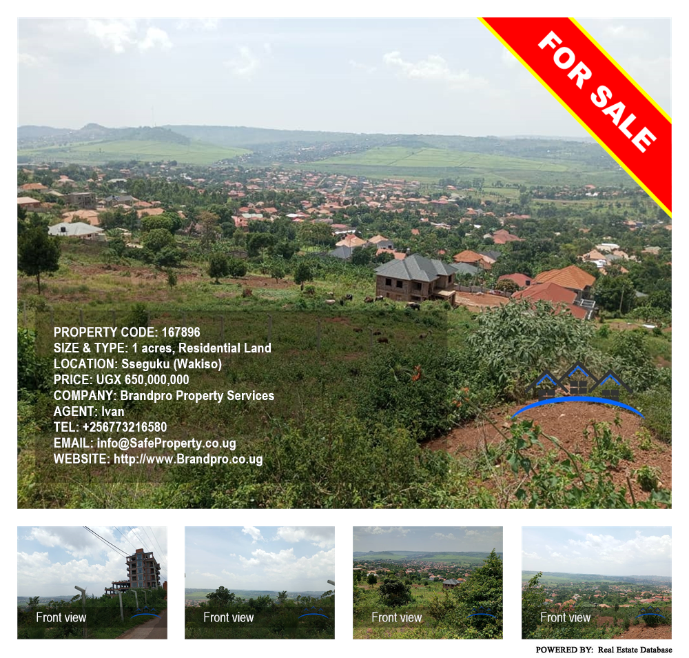 Residential Land  for sale in Seguku Wakiso Uganda, code: 167896