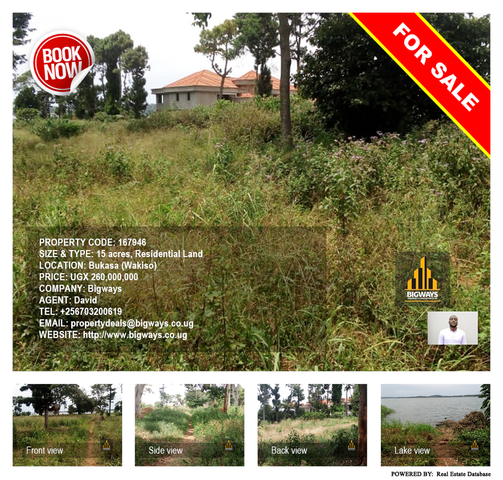 Residential Land  for sale in Bukasa Wakiso Uganda, code: 167946