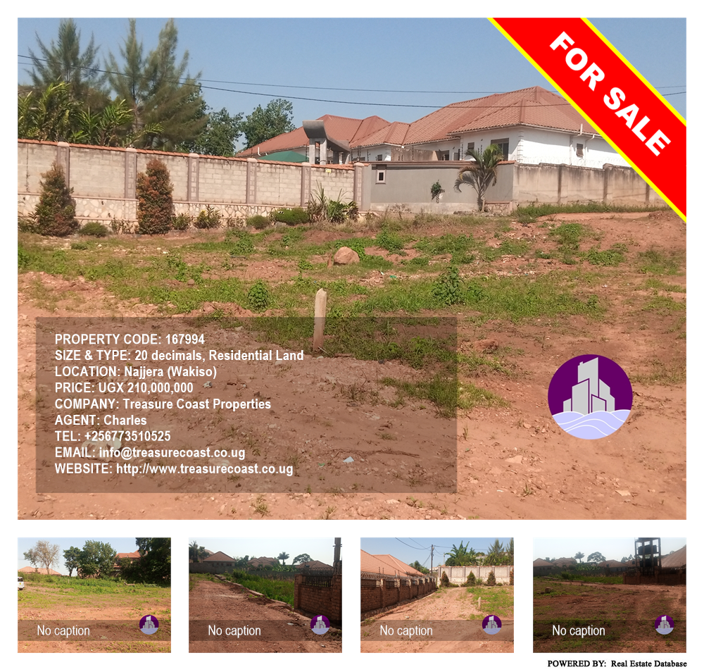 Residential Land  for sale in Najjera Wakiso Uganda, code: 167994