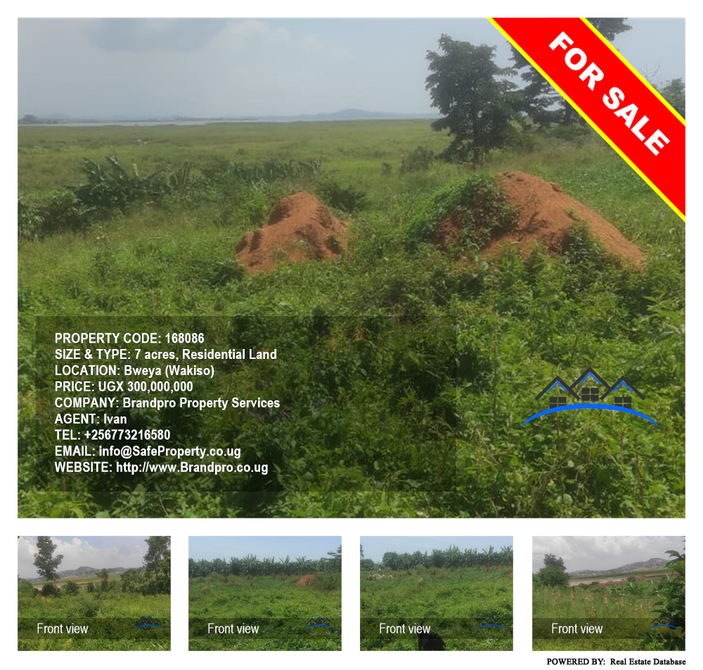 Residential Land  for sale in Bweya Wakiso Uganda, code: 168086