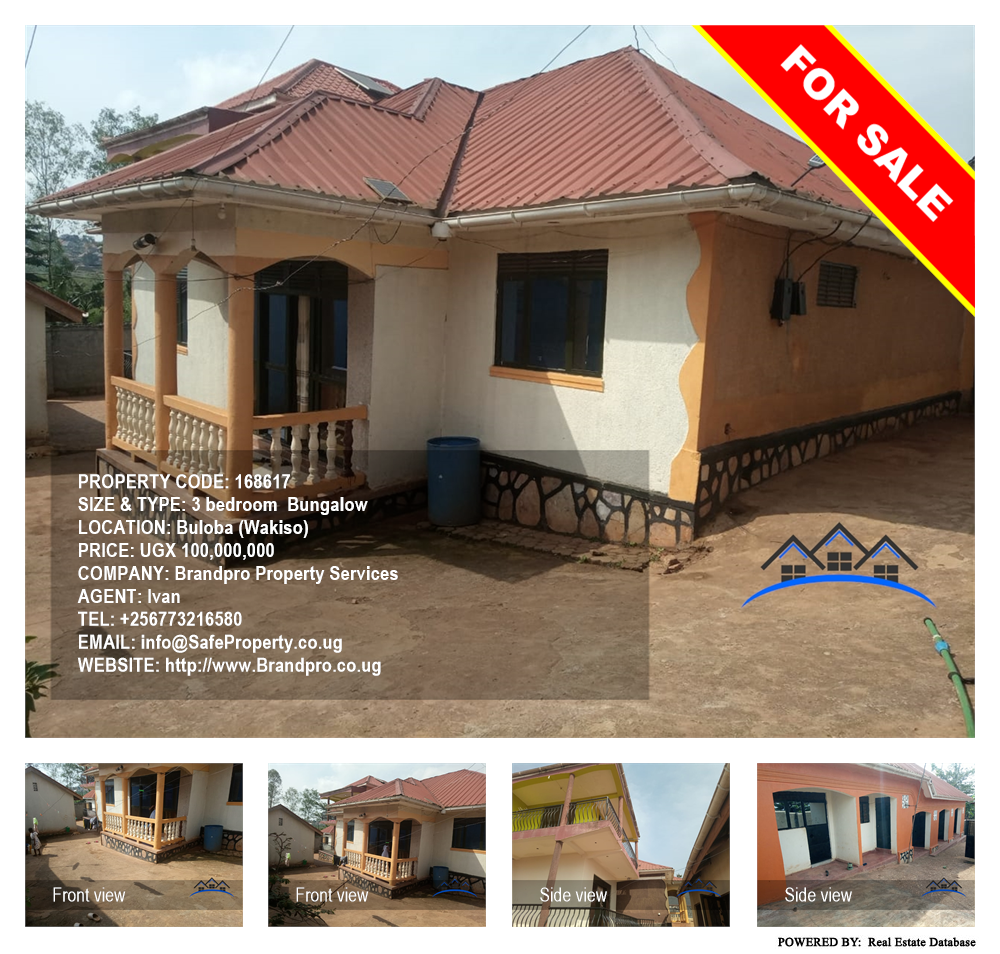 3 bedroom Bungalow  for sale in Buloba Wakiso Uganda, code: 168617