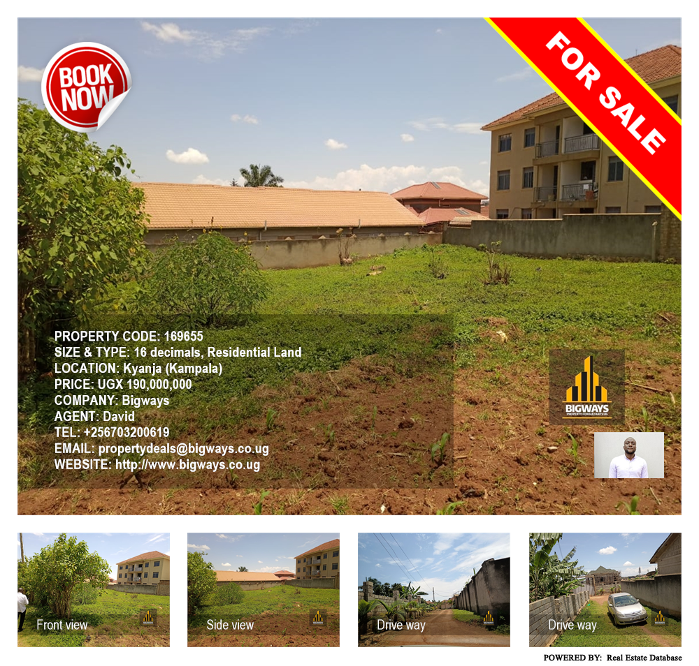 Residential Land  for sale in Kyanja Kampala Uganda, code: 169655