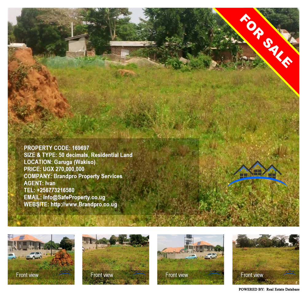 Residential Land  for sale in Garuga Wakiso Uganda, code: 169697