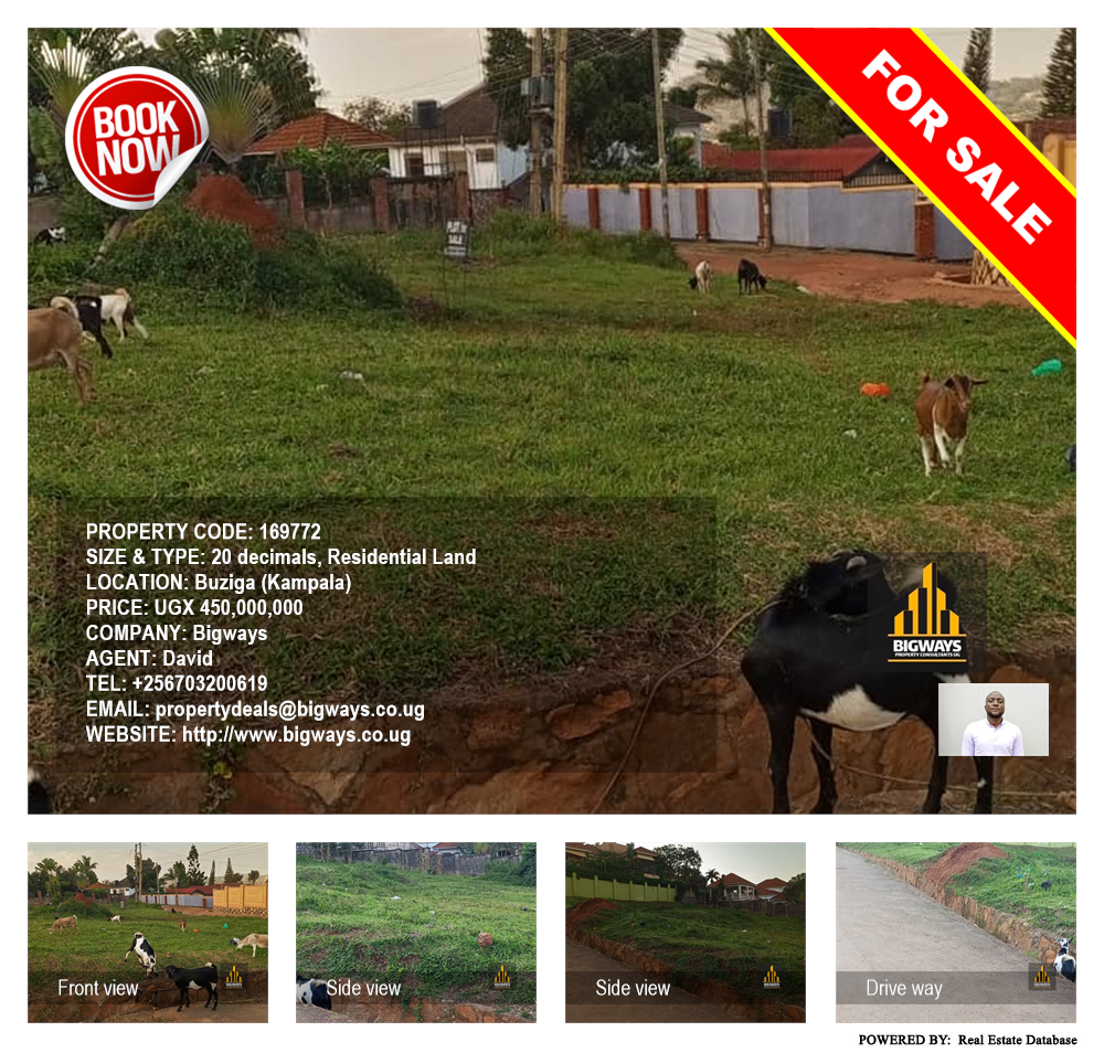 Residential Land  for sale in Buziga Kampala Uganda, code: 169772