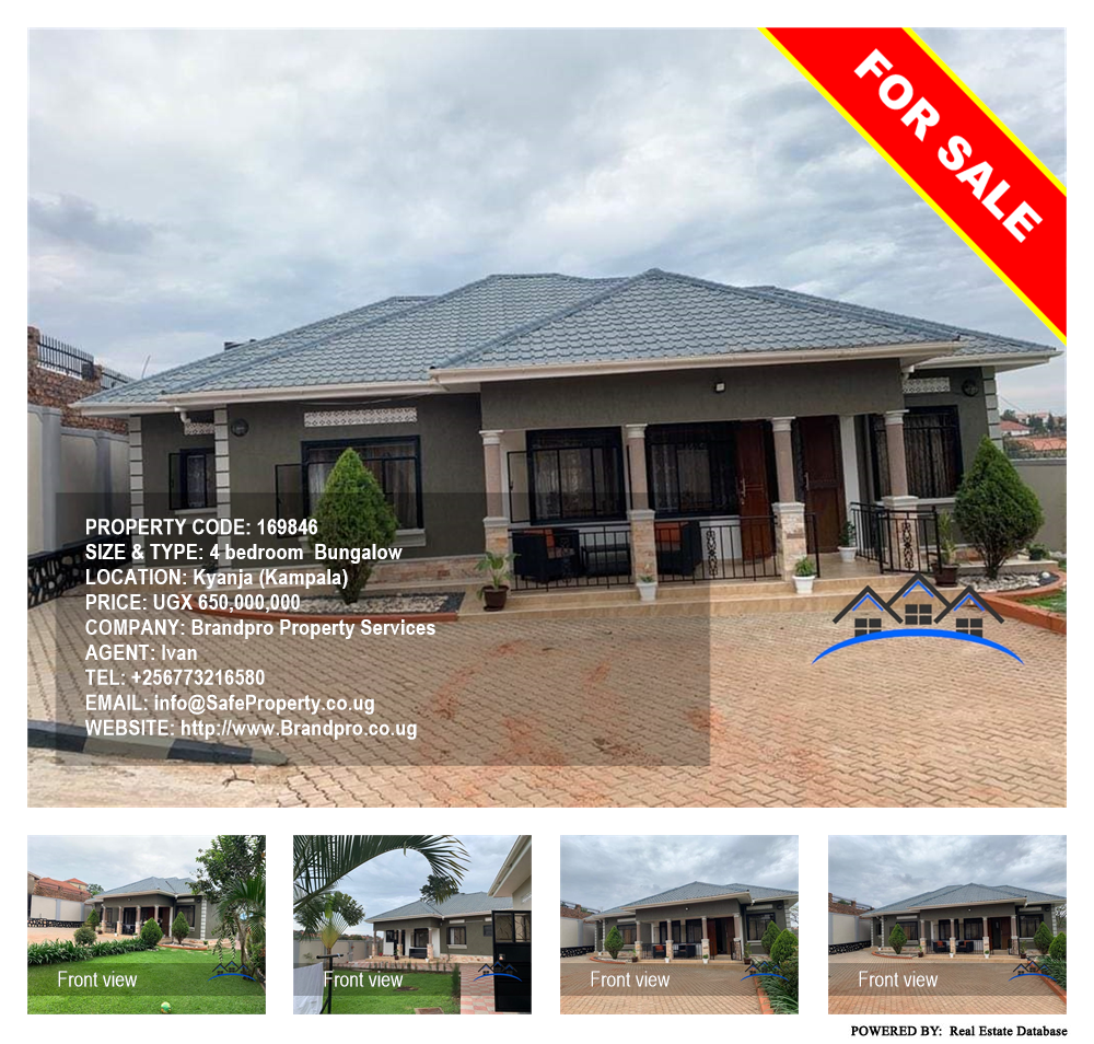 4 bedroom Bungalow  for sale in Kyanja Kampala Uganda, code: 169846