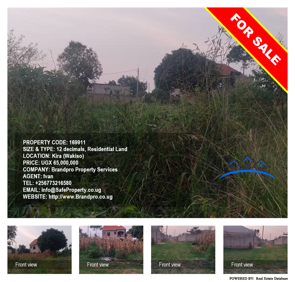 Residential Land  for sale in Kira Wakiso Uganda, code: 169911