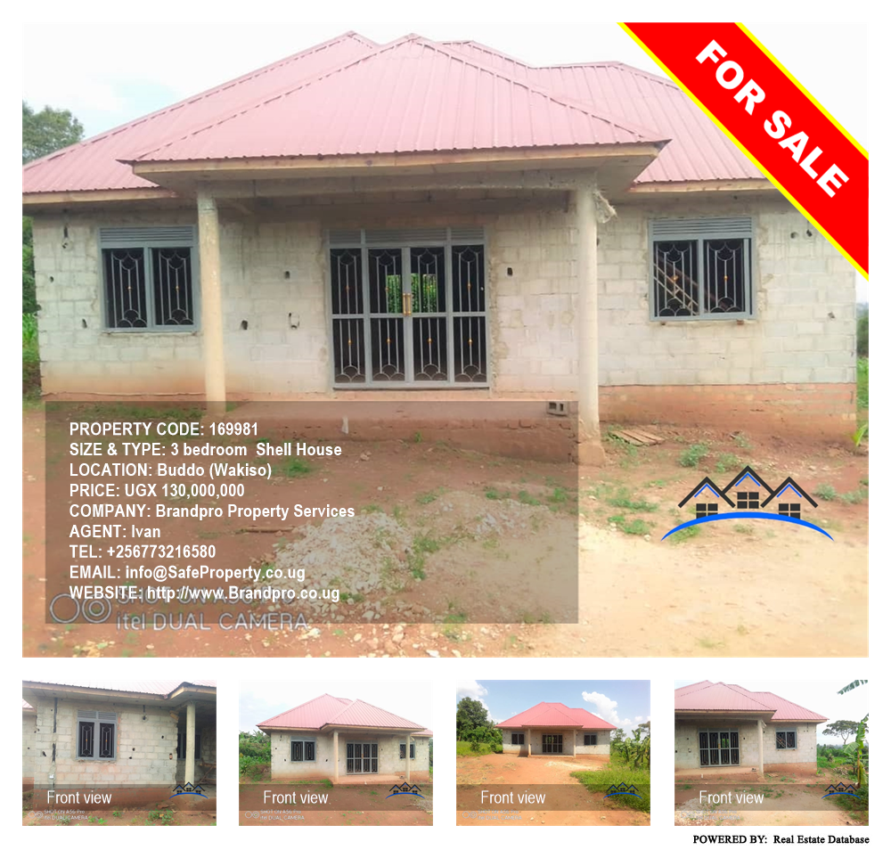 3 bedroom Shell House  for sale in Buddo Wakiso Uganda, code: 169981