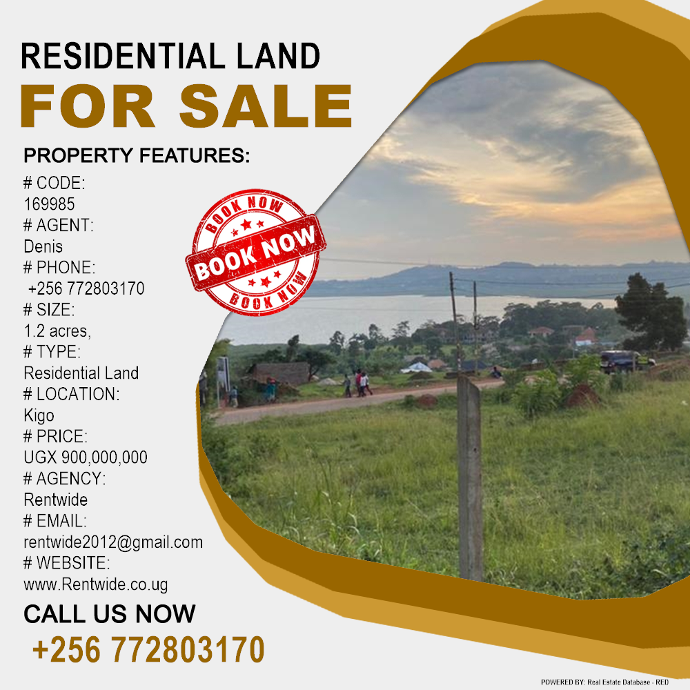 Residential Land  for sale in Kigo Wakiso Uganda, code: 169985