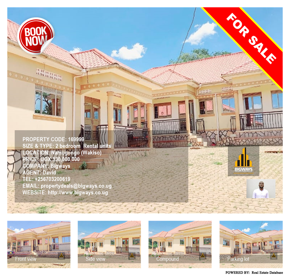 2 bedroom Rental units  for sale in Namugongo Wakiso Uganda, code: 169999