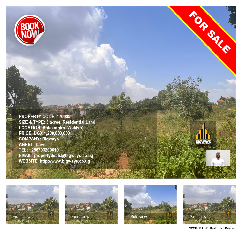 Residential Land  for sale in Kulambilo Wakiso Uganda, code: 170035