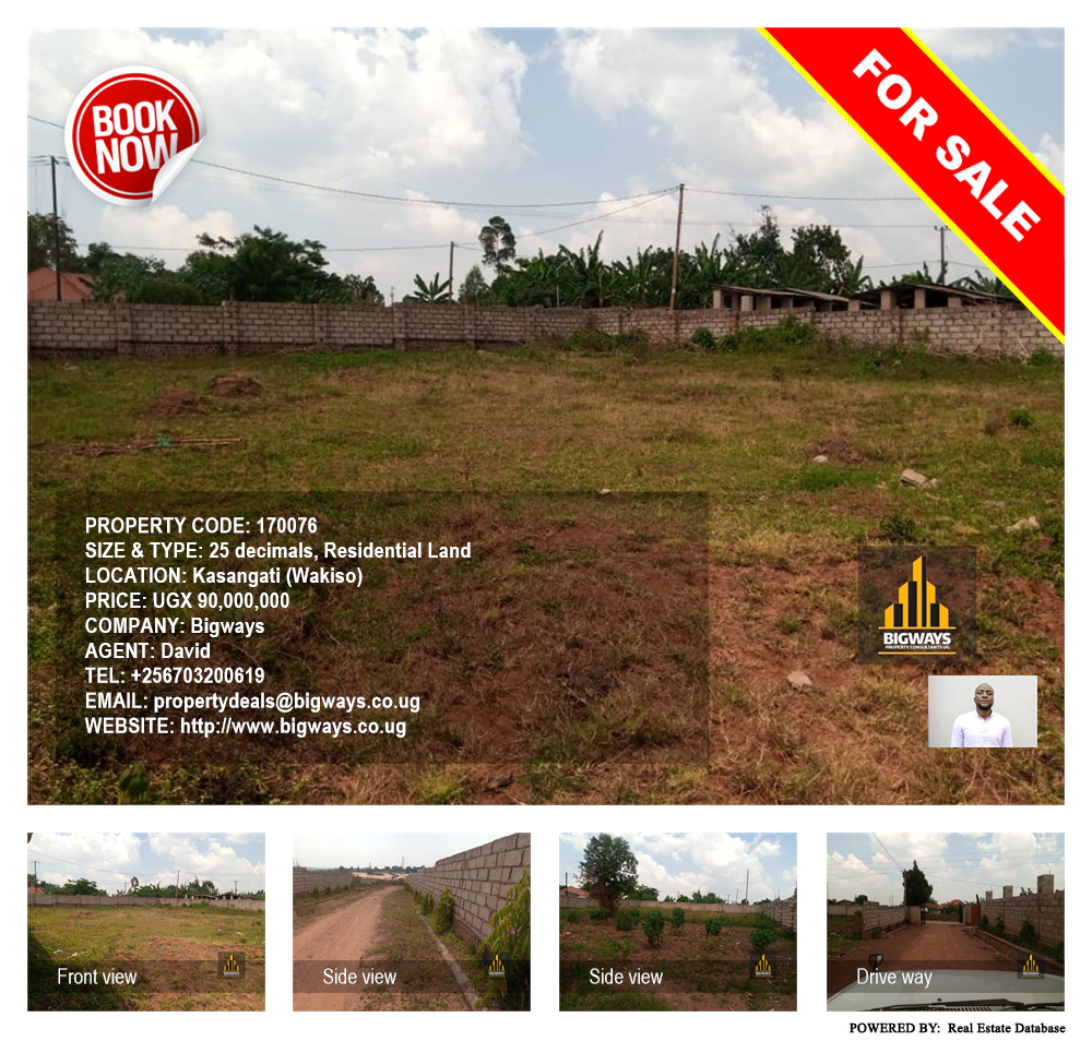 Residential Land  for sale in Kasangati Wakiso Uganda, code: 170076