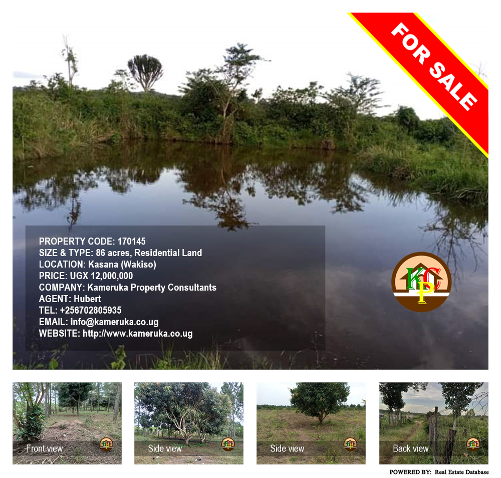 Residential Land  for sale in Kasana Wakiso Uganda, code: 170145