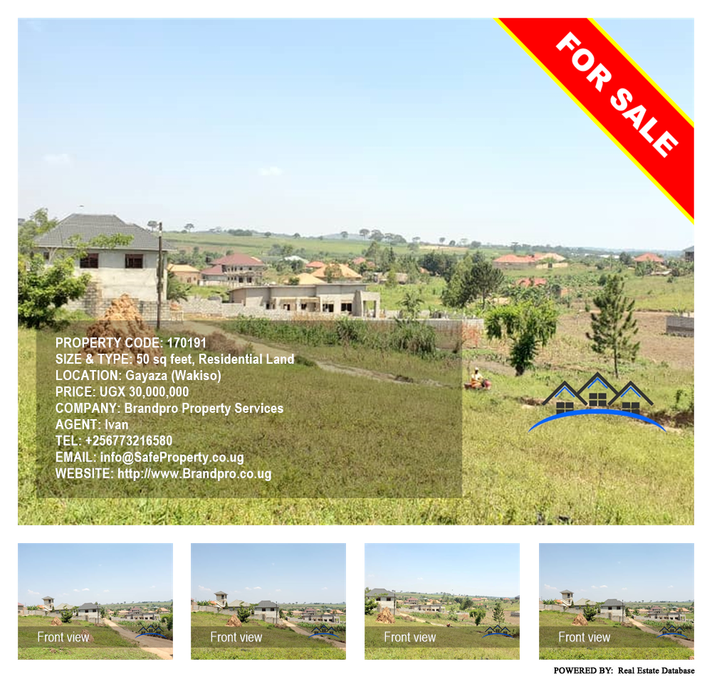 Residential Land  for sale in Gayaza Wakiso Uganda, code: 170191