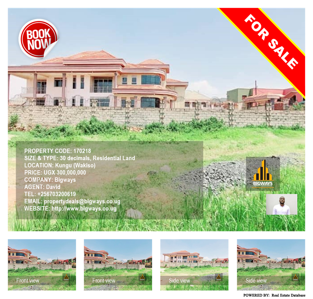 Residential Land  for sale in Kungu Wakiso Uganda, code: 170218