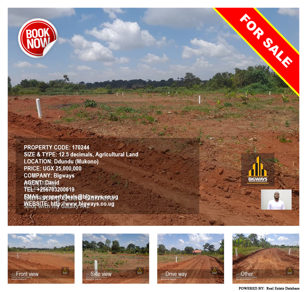 Agricultural Land  for sale in Ddundu Mukono Uganda, code: 170244