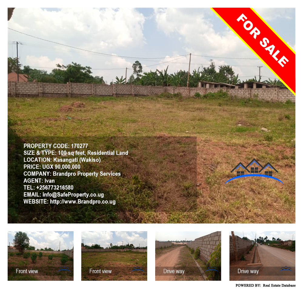 Residential Land  for sale in Kasangati Wakiso Uganda, code: 170277