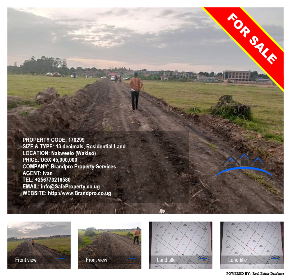 Residential Land  for sale in Nakweelo Wakiso Uganda, code: 170299