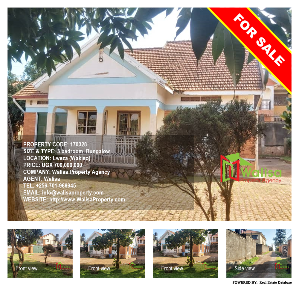 3 bedroom Bungalow  for sale in Lweza Wakiso Uganda, code: 170328