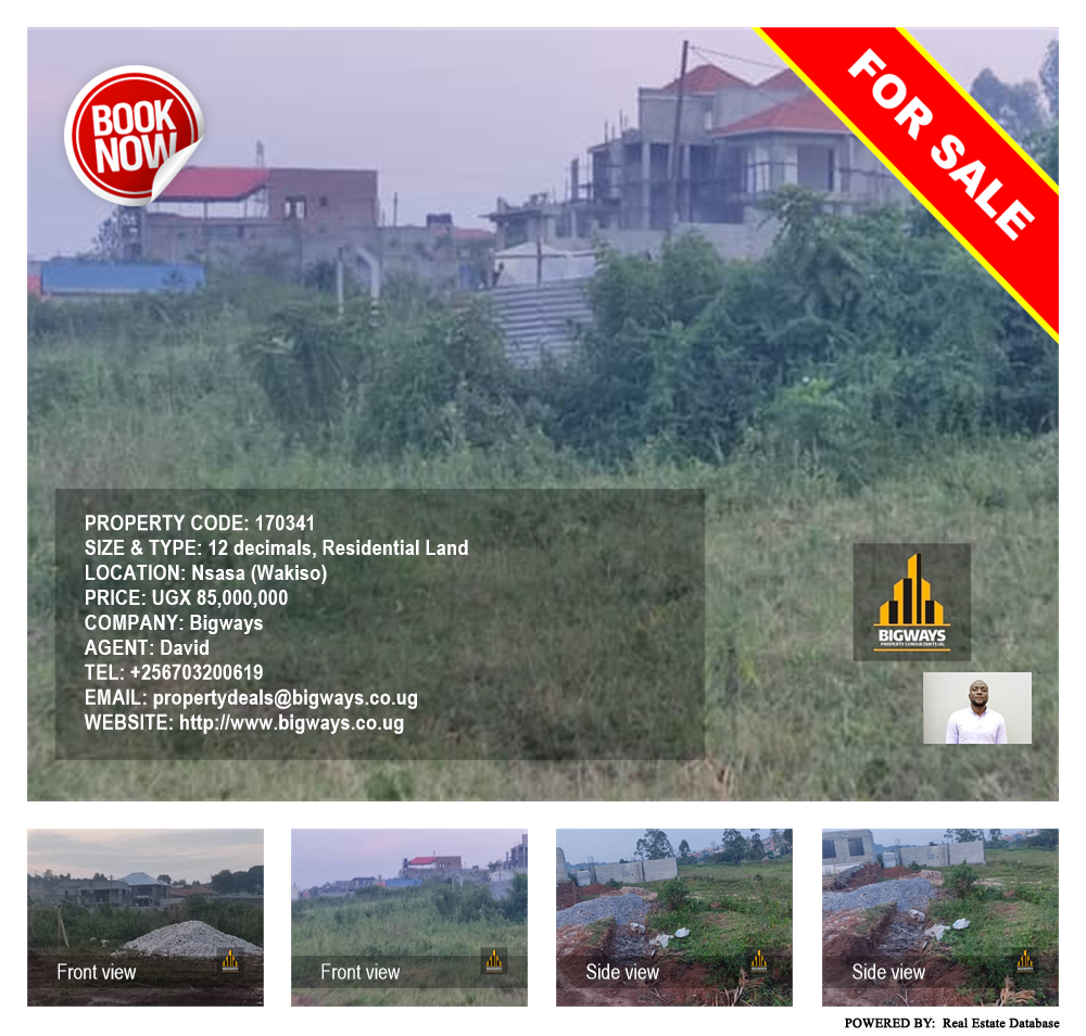 Residential Land  for sale in Nsasa Wakiso Uganda, code: 170341