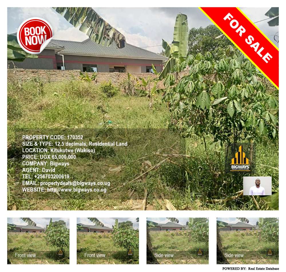 Residential Land  for sale in Kitukutwe Wakiso Uganda, code: 170352