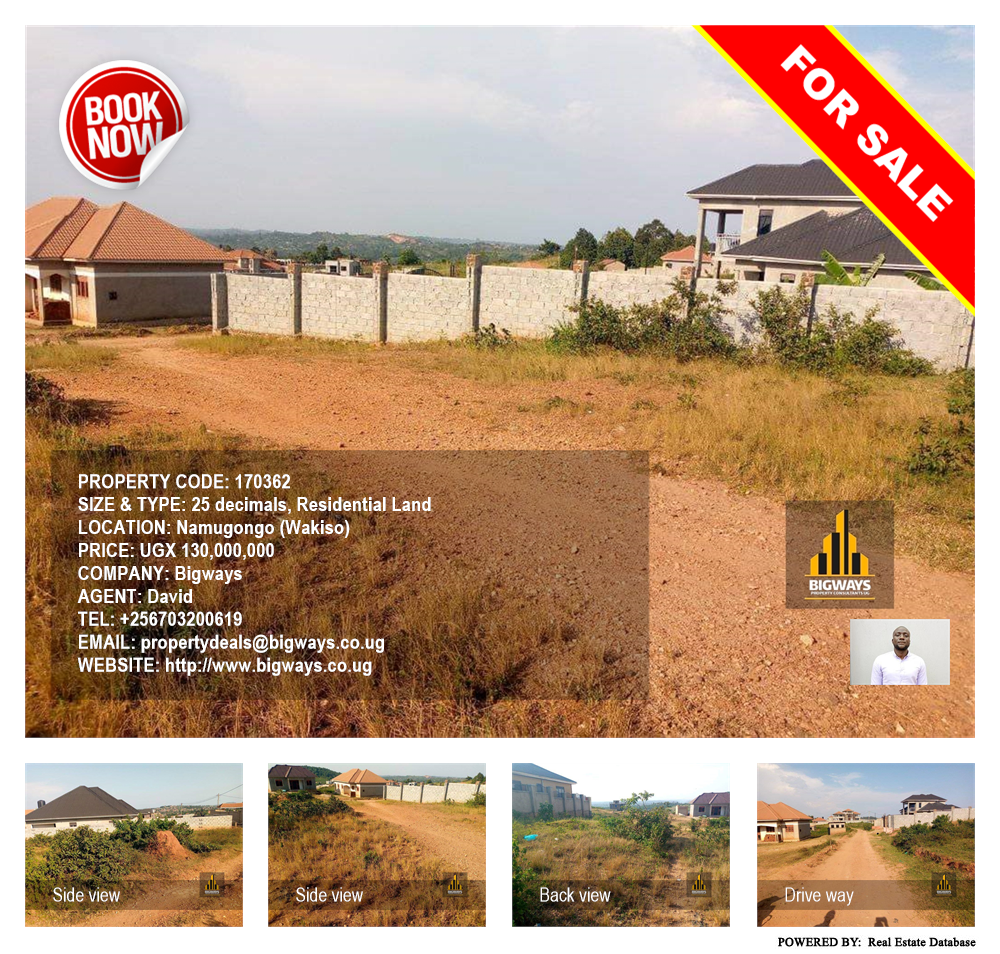 Residential Land  for sale in Namugongo Wakiso Uganda, code: 170362