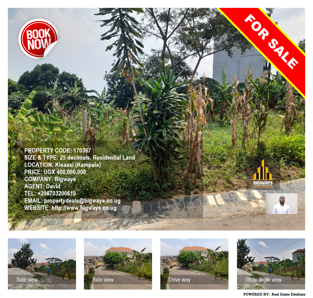 Residential Land  for sale in Kisaasi Kampala Uganda, code: 170367