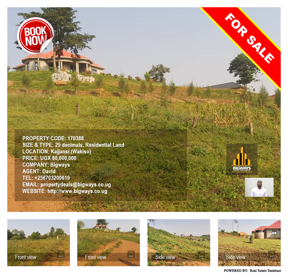 Residential Land  for sale in Kajjansi Wakiso Uganda, code: 170388